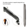 Short Handle Phillips Screwdriver Bits Tools 2 in 1 Ratchet Slotted Screwdriver  Telescopic