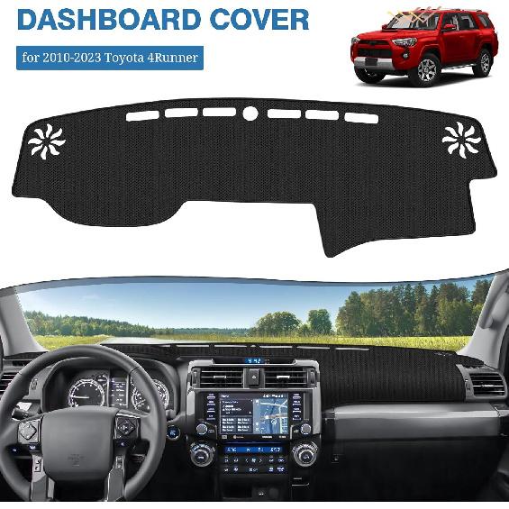 Антибликовое покрытие для приборной панели Toyota 4Runner 2010-2024, коврик на панель, аксессуары