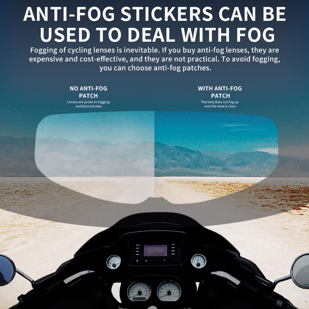 Motorcycle Helmet Clear Anti-Fog Rainproof Film Helmet Lens Durable Nano Coating Sticker Moto Safety Driving Helmet Accessories