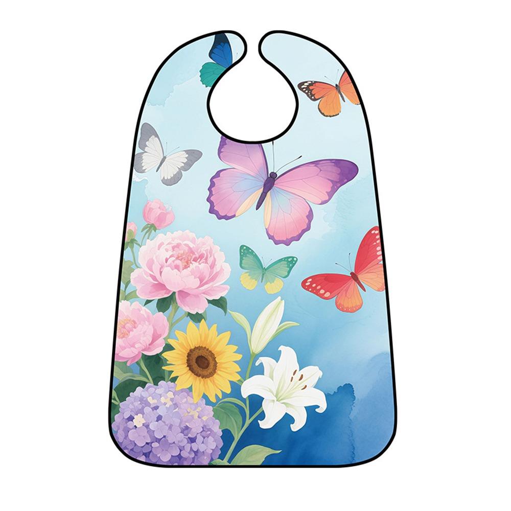 Стиркающийся взрослый нагрудник Водонепроницаемый нагрудник для ухода за пожилыми людьми Защита одежды для ухода за взрослыми Помощь при еде