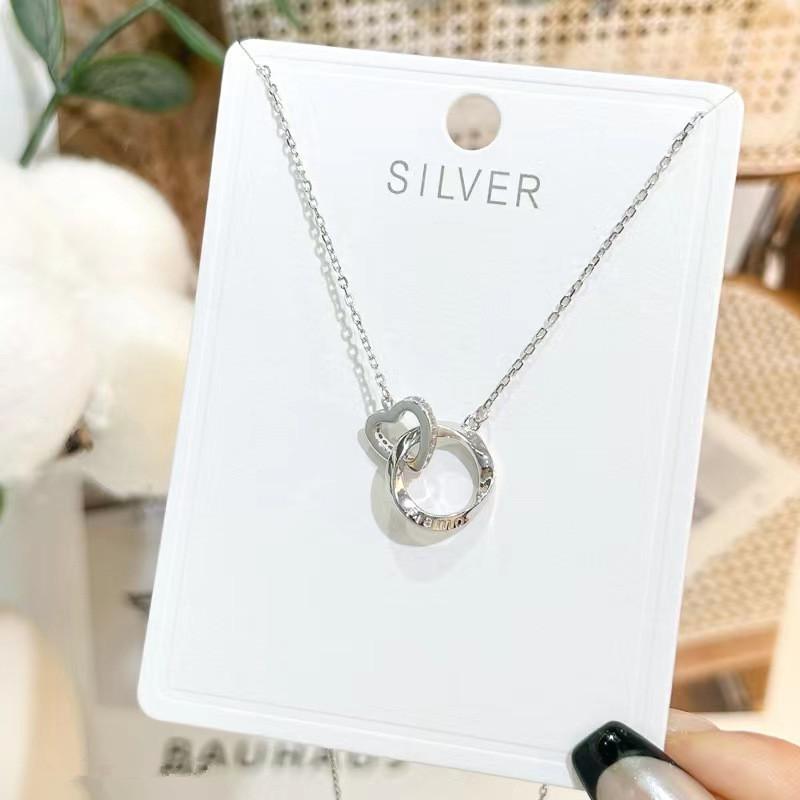 Ожерелье из стерлингового серебра 925 пробы на ключицу для девушки, подарок подруге