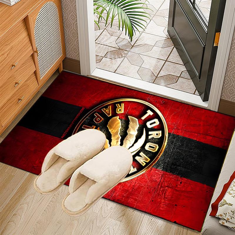 Raptors basketball Logo Rug Office Carpet Non-Slip Mat, Chair Rug Floor Covering for Gaming, Bedroom, Living Room , Home Decor Christmas Gift