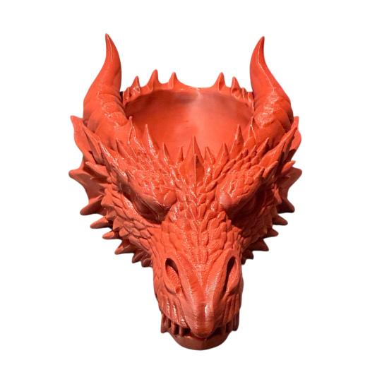 Подставка для ключей "Голова дракона" 3D-печать, пепельница-дракон, фэнтезийный лоток для хранения, органайзер для прихожей, рабочего стола для ключей, монет, украшений