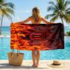 Southampton Football Beach Towel Soft Microfiber Summer Towel Quick Dry Absorbent Towel for Beach Swimming Pool Travel