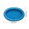 Oval Cushion Shape Pet Floating Raft Flat Center Inflatable Pet Toy  Outdoor Water Games