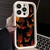 LZ4 Butterfly art design силиконовый чехол для телефона iPhone 11 13 14 15 16 Pro Max 7 8 16 Plus 12 mini XS Max XR противоударный задний чехол