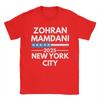 Zohran Mamdani for Mayor New York  Tee Shirt for Men Women Fashion T Shirts  100% Cotton Clothes
