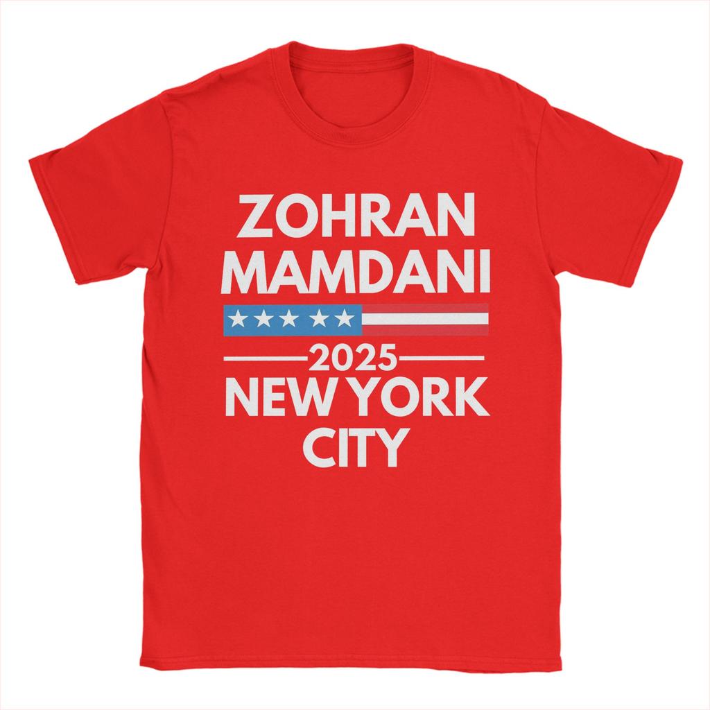 Zohran Mamdani for Mayor New York Tee Shirt for Men Women Fashion T Shirts 100% Cotton Clothes