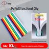 DOCON Прозрачные папки-регистраторы на стяжных стержнях формата А4 (10-Pack) Китайская вилка (адаптер в комплекте)
