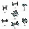 MOC Космический корабль Серия фильмов Sci-Fi Строительные блоки Турель Робот Танк Звездолет Пушка Модель Оружия Сборные Кирпичи Игрушки