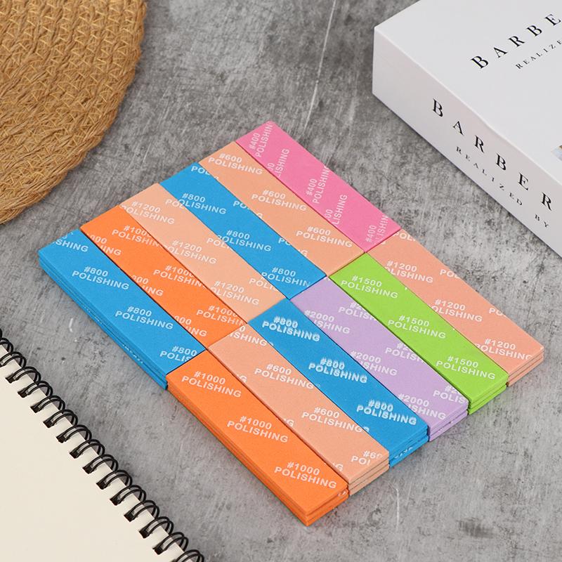 9 шт. Полужесткие шлифовальные палочки MS-E400-2000 для инструментов моделирования, пластиковый полировальный стержень для моделей, хобби, DIY, поделки