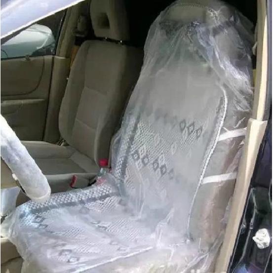50/100 Pieces Disposable Plastic Car Seat Covers Protective Covers for Beauty Repair Waterproof Universal Taxi Accessories