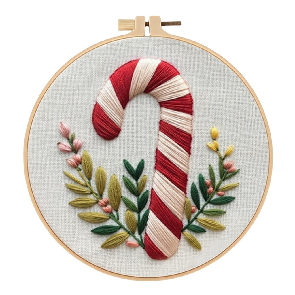 Рождественские наборы для вышивания и needlepoint своими руками с выкройкой, хлопковыми иглами и инструкцией. Наборы для вышивки крестом для начинающих.