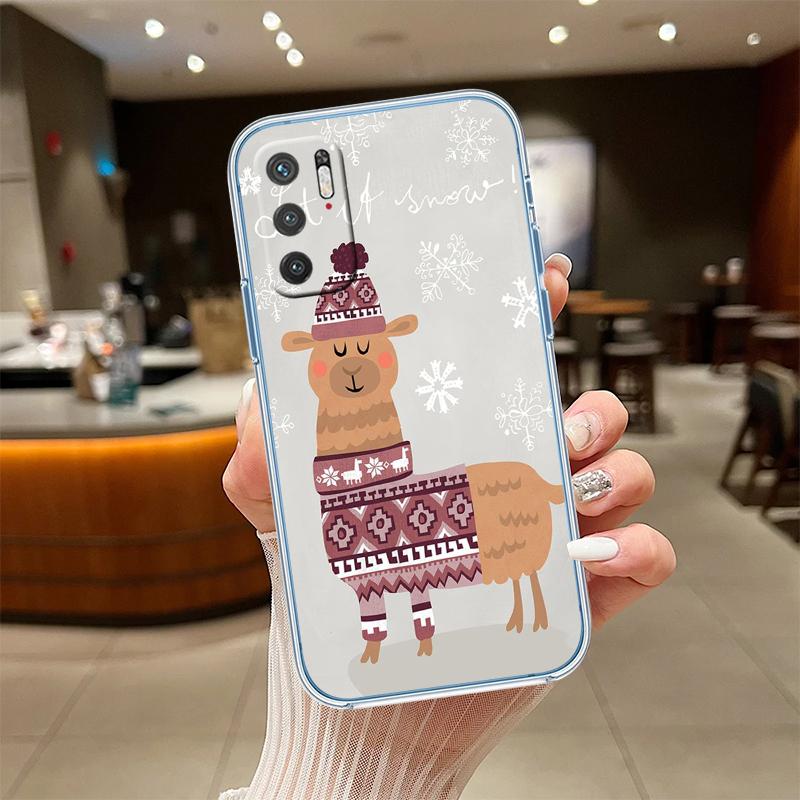 NH5 Alpaca Transparent Phone Case for LG K22 K30 K40 K40S K41 K42 K50 K50S K51 K51S K52 K61 K62 K71 K92 Q60 Q61 V40 V50 V60