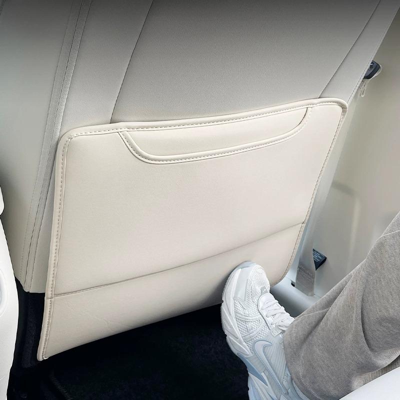 For 2026 GWM ORA 5 Rear Seat Anti Kick Pad Leather Backrest Protector Original Car Color Interior Accessories