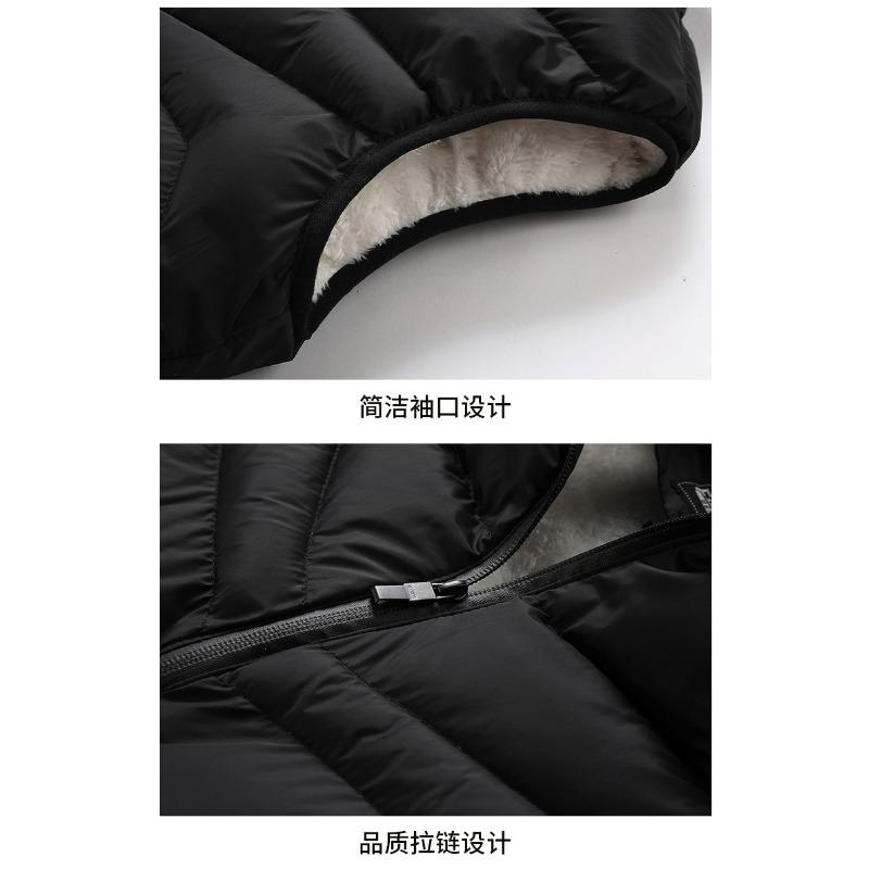 Plus Size Thick Fleece Lined Vest Men Winter Warm Couple Cotton Vest
