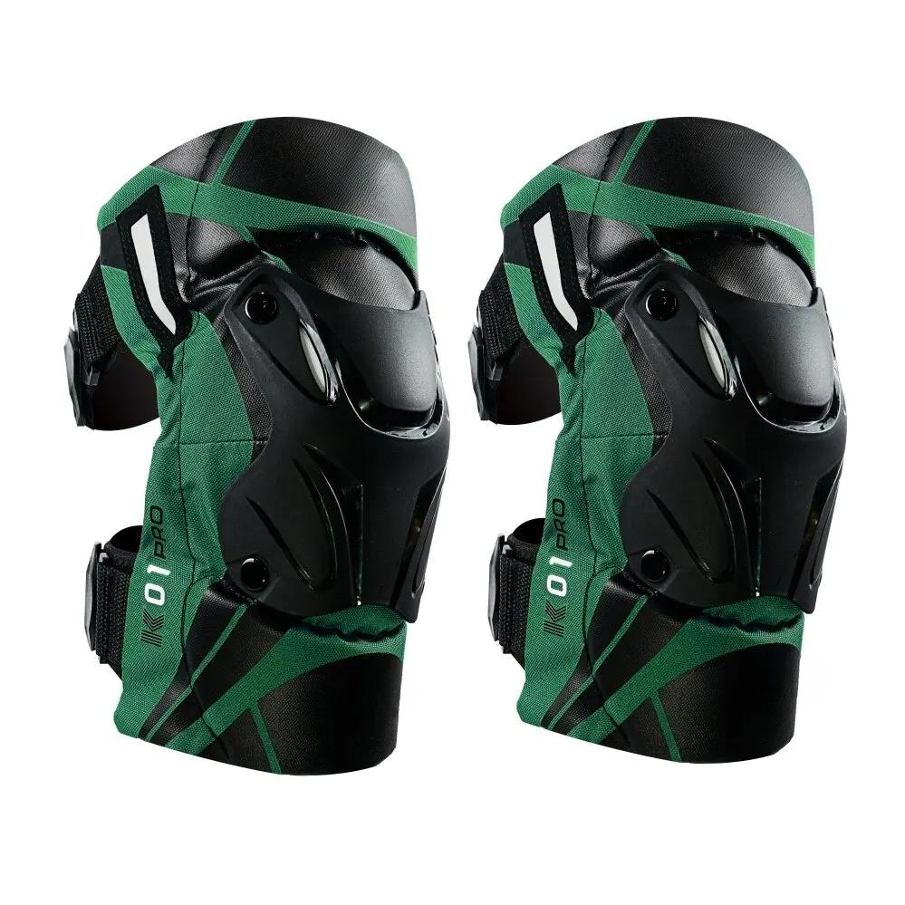 Наколенники Pro Guard Moto Shield – Регулируемая, сертифицированная CE защита от ударов, светоотражающие для мотокросса, гонок и ночной езды