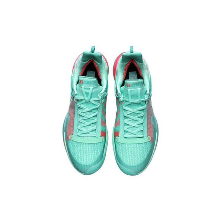 Баскетбольные кроссовки Li Ning Flash 7 PE Premium Shock Absorbance Anti-Slip Support Low-Top мужские кроссовки Fluorescent-Green ABAR017-A