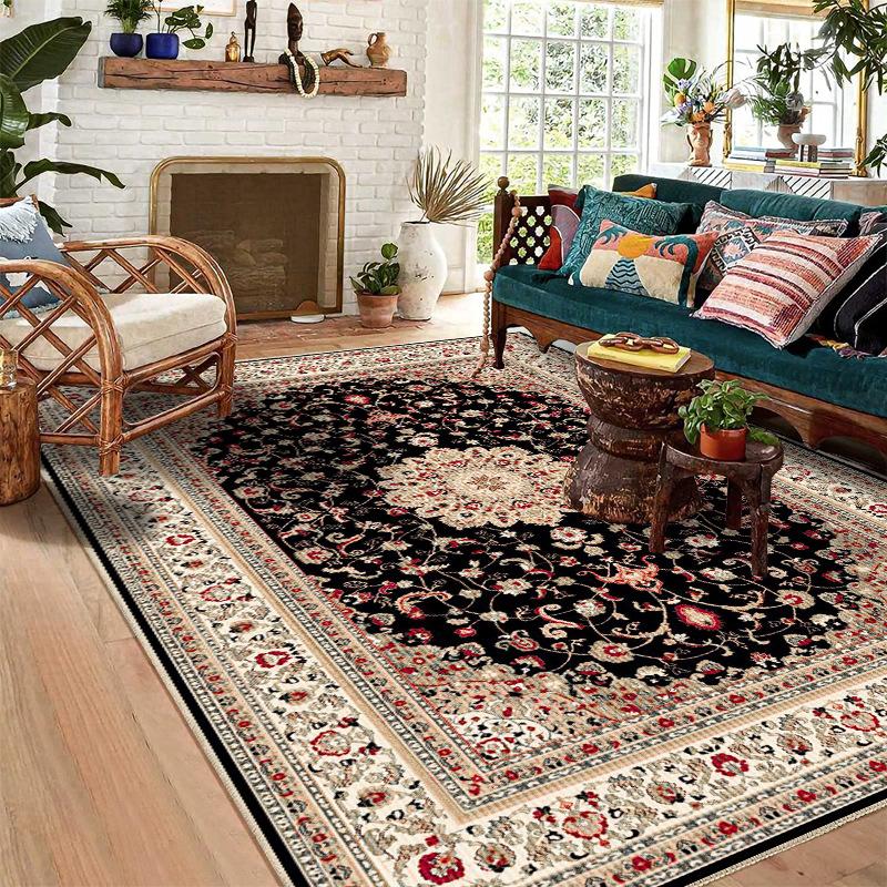 WTEMPO Ковровое покрытие для гостиной, коврик для персидского дивана, журнального столика, ковер для отеля, двуспальная кровать, ковер
