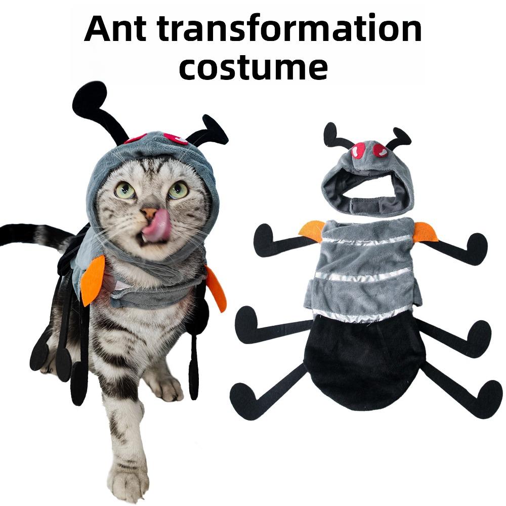 Pet Transformation Cat Funny Christmas Transformation Dog Clothes, Pet Funny Halloween Costumes