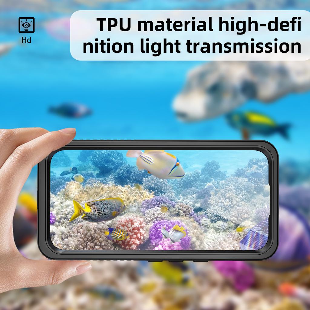 REDPEPPER FS Series For Google Pixel 10 Pro Waterproof Magnetic Case PC TPU PET Clear Phone Cover