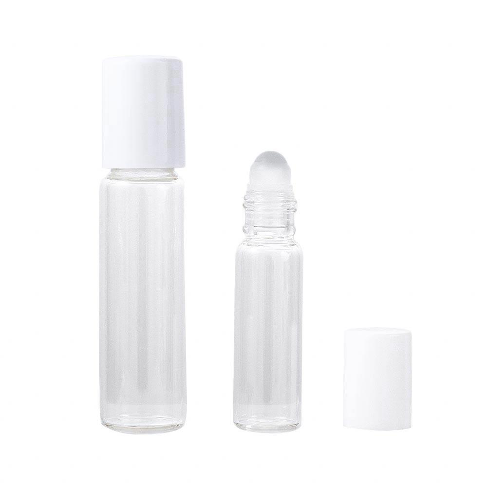 Vial With Roll On Refillable Container Empty Clear Bottles Glass Roller Bottles Rollerball Bottle