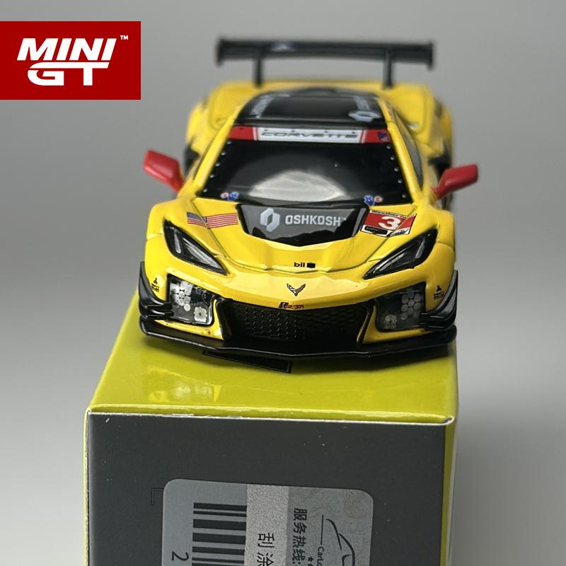 AABHC1 MINIGT 1:64 Chevrolet Corvette Z06 GT3.R #3 alloy car Model 854
