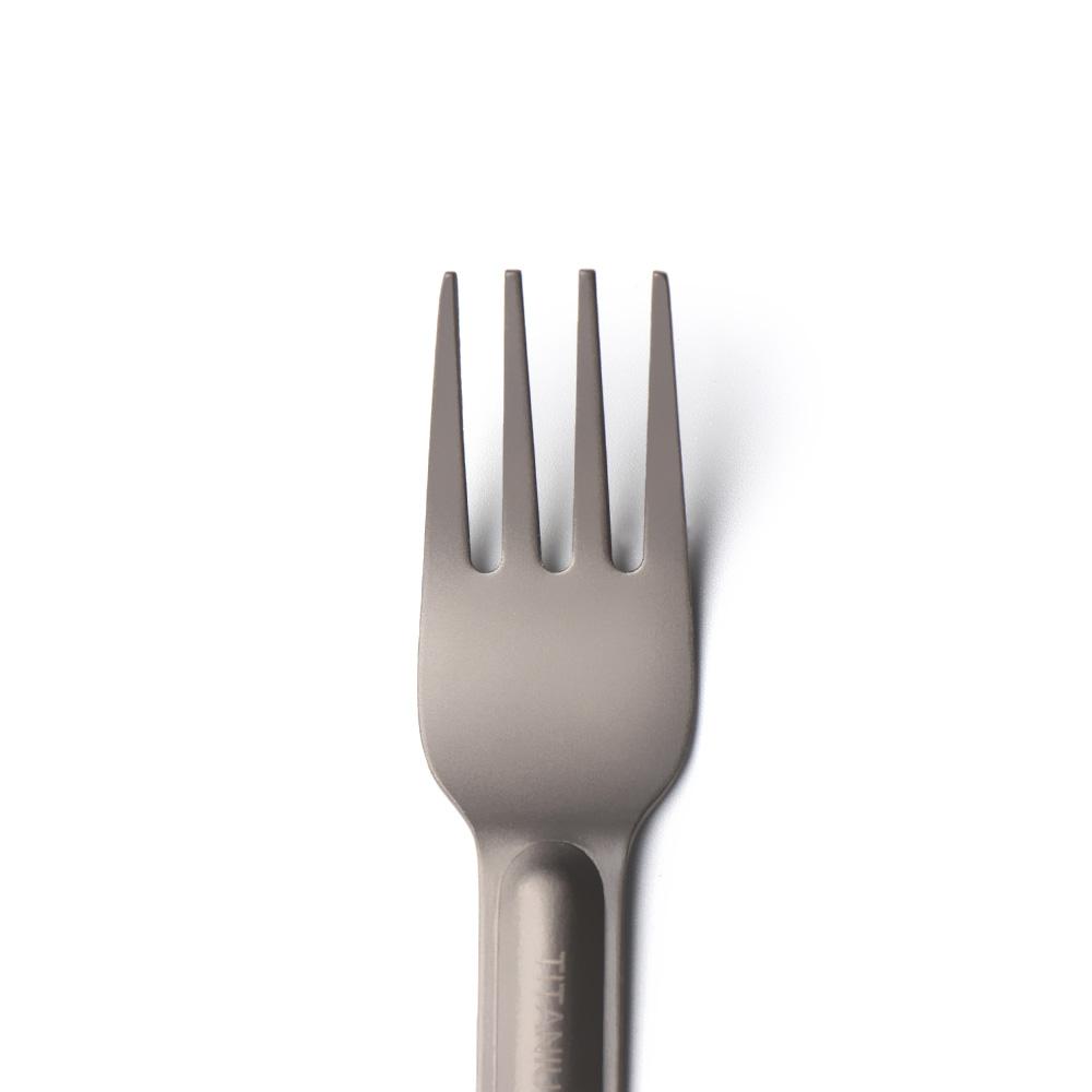 Portable New Pure Titanium Cookware Outdoor Picnic Accessories Long Handle Spoon Cutlery Fork