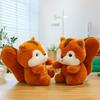 Cute Queer Squirrel Plush Toy Little Squirrel 8 Inch Grabbing Machine Doll Doll Gift Cartoon Animal