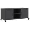 TV Stand Black 100.5 x 39 x 43.5 cm Steel