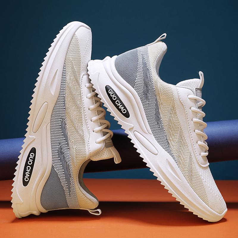 Спортивная обувь мужская весна и лето новый тренд универсальные мужские износостойкие сетчатые кроссовки легкие кроссовки