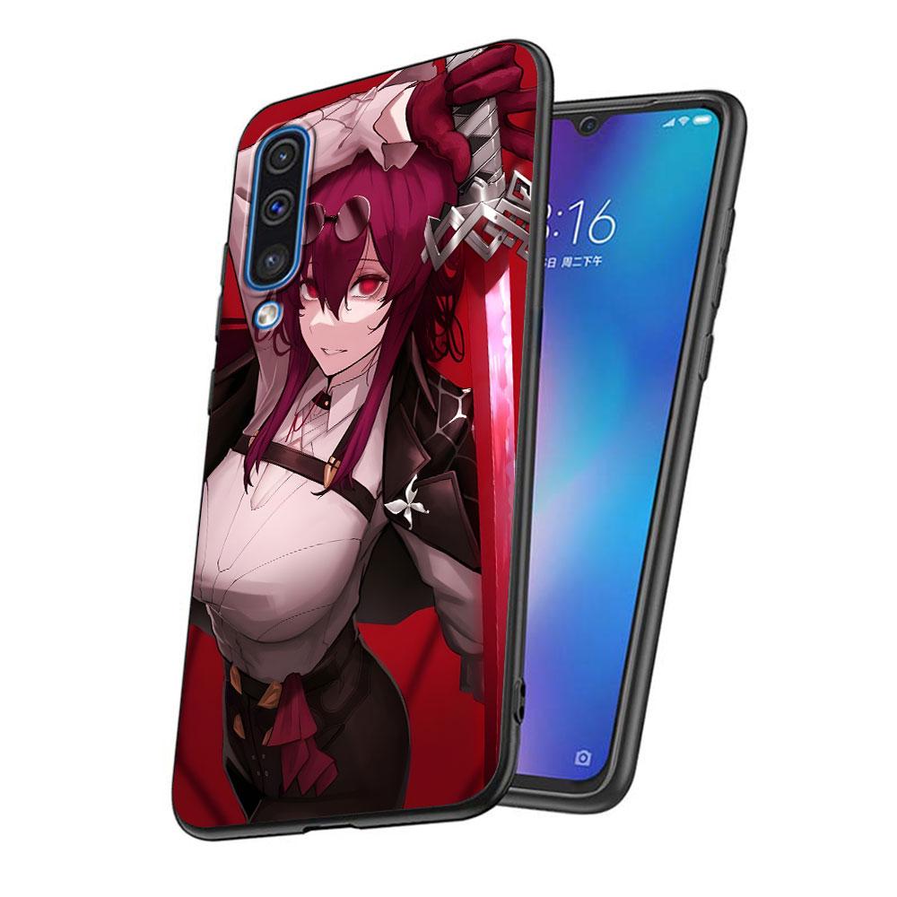 Чехол для телефона Samsung Galaxy A03 A04s A20 A30 A20e A70 A70s A50 A40 A30s A50s A20s A10s, TPU, Черный, с изображением Rail Kafka Honkai Star