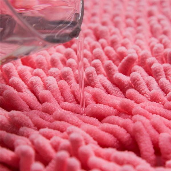 Thicken Chenille Bath Mat Non-slip Bathroom Rugs Door Absorbent Pad Mat Shaggy Mats Rug for Entrance Sofa Pet Carpet