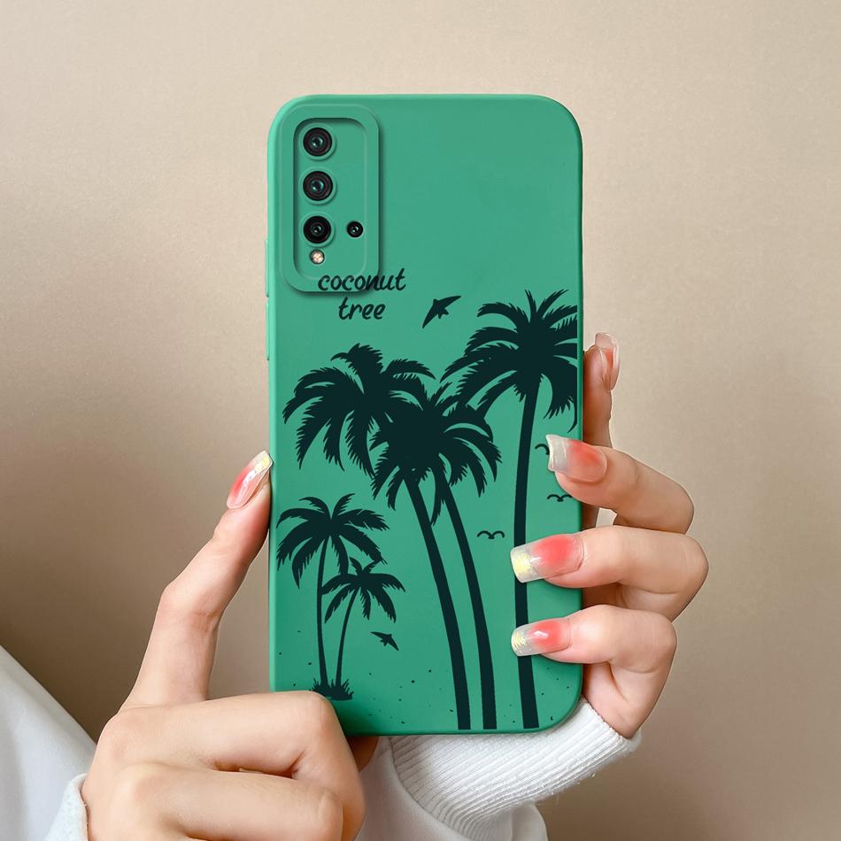 Case For Huawei Nova 5T Cover For Huawei Nova 6 Nova 7 Cartoon Bumper For Nova 5 T Nova6 Nova7 Soft Liquid Silicone Phone Cases