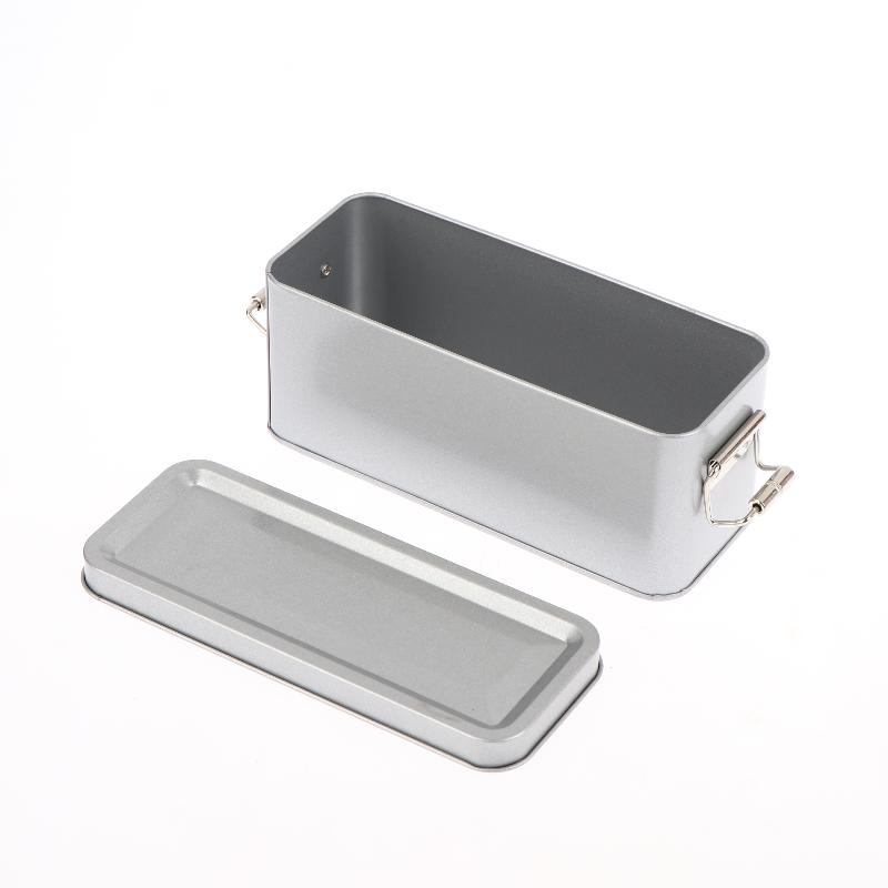 NEW Buckle Tin Box Rectangular Tinplate Box With Lid Metal Storage Box Cake Packaging Box With Buckle Candy Box