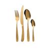 24-Piece Stainless Steel Cutlery Set With Gold-Plated Spoons Forks Knives Dinner Gift Box