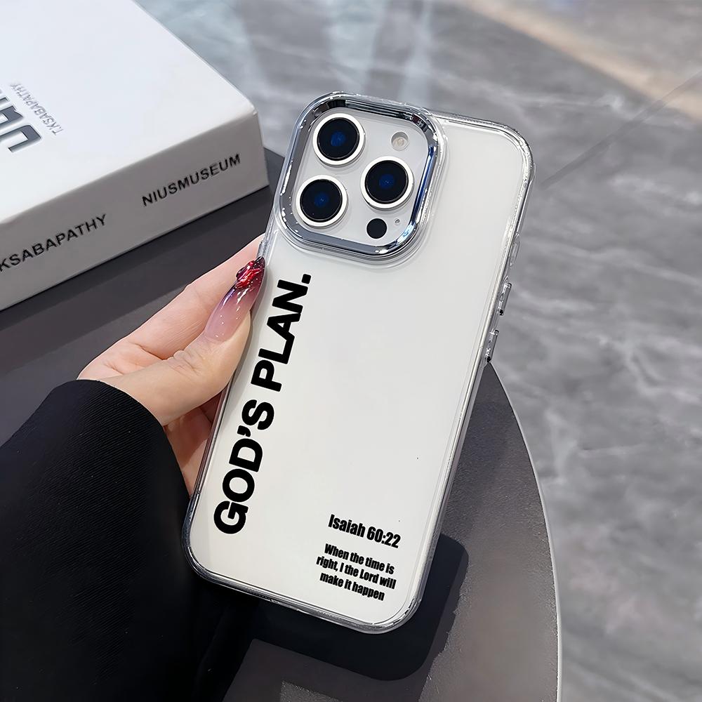 Чехол для телефона 'План Бога' Библейские стихи для Samsung Galaxy A56 A36 A26 A06 A55 A35 A16 A54 A34 A25 A24 A15 A14 A05 A73 A53 A33 4G 5G