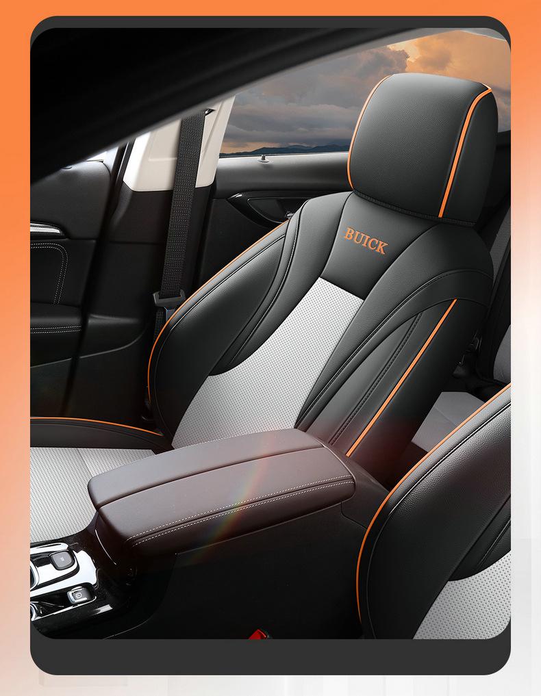 Buick Envision S Leather Car Seat Cushion - Universal Fit for All Seasons, 5-Seater