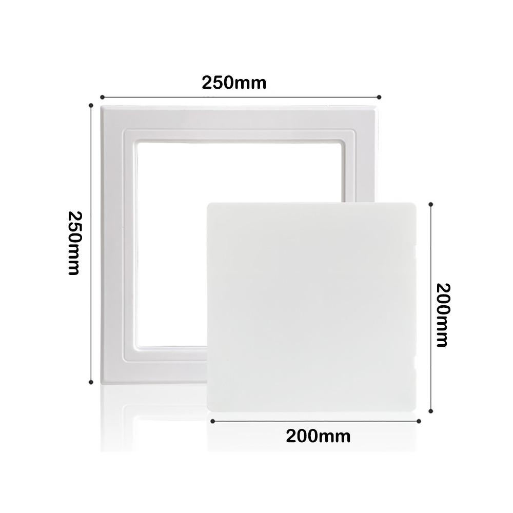 White Opening Flap Cover Plate Plastic Inspection Hole Wall Access Doors  Doors Wall Ceiling