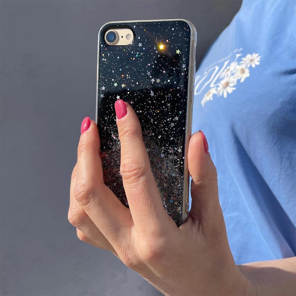 Wozinsky Star Glitter Case For Iphone 12 Pro Max Transparent