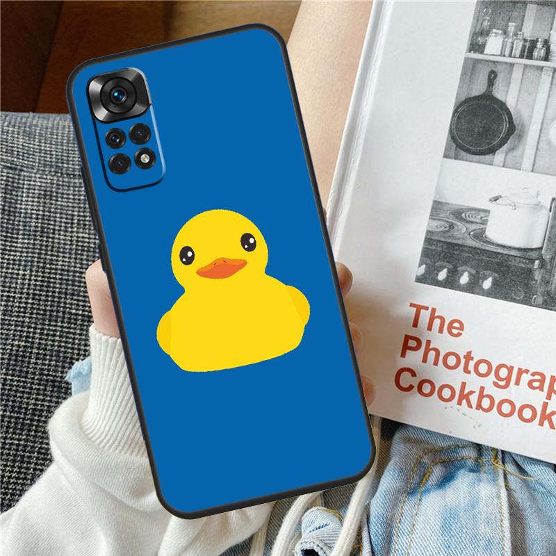 Мультяшный чехол-пенал с уткой для Xiaomi Redmi Note 11 8 9 10 12 Pro 12S 11S 10S 9S Redmi 12 9C 10C 12C 13C