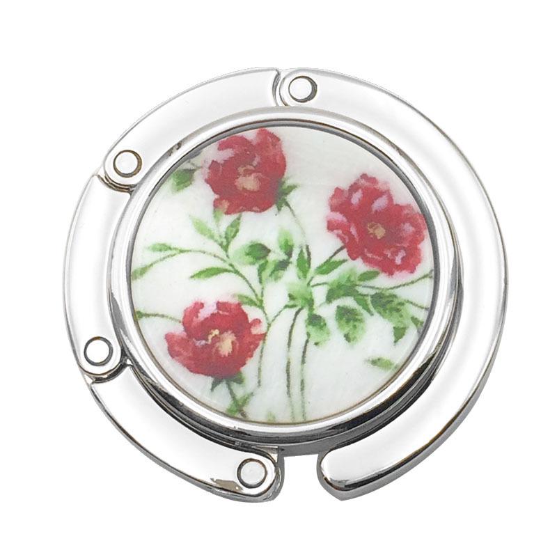 Креативный круглый складной крючок для сумки-ракушки - Плоский зажим-подвеска для края стола, аксессуары для сумки