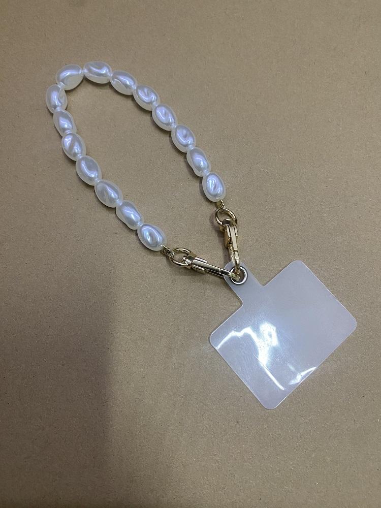Korean Mobile Phone Corssbody Lanyard Pearl Bracelets Chain For iPhone 14 15 pro max Samsung Flip 4 S21 s22 S23 Ultra