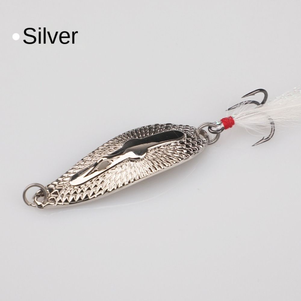 Gold Silver Fishing Lures Metal Bass Tackle New Trout Pike