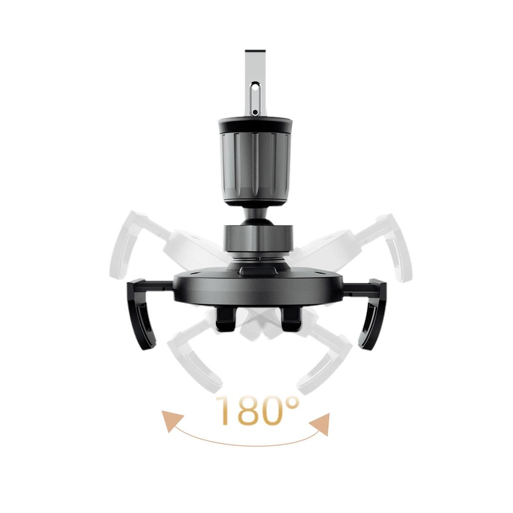 Uchwyt Na Smartfona Dudao F2+ Na Kratkę Nawiewu, Zaciskowy - Czarny
