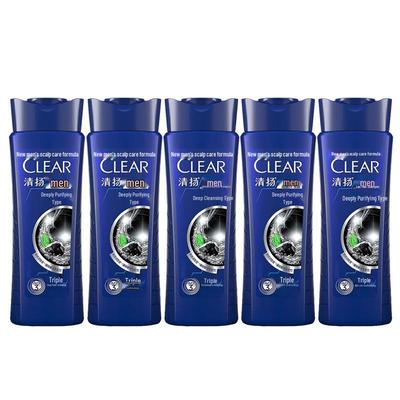 Шампунь Clear Men против перхоти Глубокое очищение 5 шт.