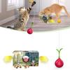 1Pc Cat Toy Box Boredom Relief Brain Foraging Cat Toy Food Tumbler Cat Treat Dispenser Toy Feather Sticks for Natural Instincts