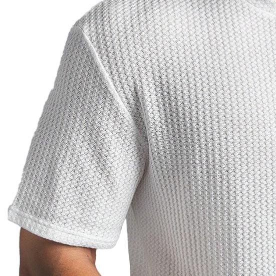 Мужская летняя футболка однотонная с круглым вырезом и короткими рукавами, мягкая, дышащая, эластичная, свободная, спортивная, деловая, повседневная