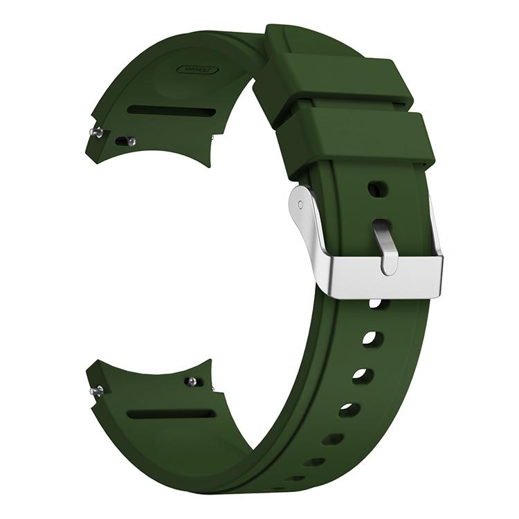 Силиконовый ремешок для Samsung Galaxy Watch4 Classic 46 мм(Темно-синий)
