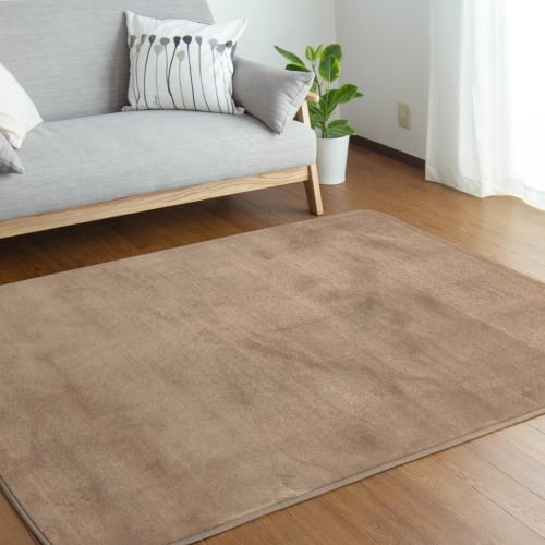 Replaquol Carpet Rug, 200x250cm (approximately 3 Tatami Mats), Washable, Non-Slip, Antibacterial, Odor Resistant, Dust Mite Resistant, All-Season, Com